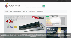Desktop Screenshot of climaweb.es