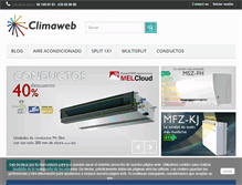 Tablet Screenshot of climaweb.es